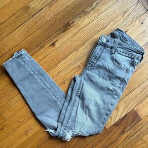 American Eagle Outfitters Light Gray Jeggings